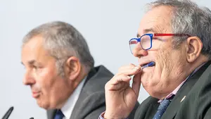 Declaraciones de Luis Sabalza realizando balance de Osasuna ante el parón navideño