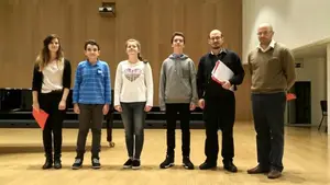 La música, su horizonte profesional: los alumnos navarros de flauta travesera y guitarra clásica brillan en Pamplona