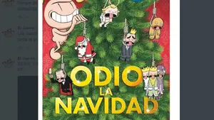 De vuelta a la pol&eacute;mica: la &uacute;ltima portada de El Jueves ahorca ahora al rey Felipe del &aacute;rbol de Navidad