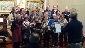 Festival de villancicos de Valdega en la parroquia de San Fausto en Ancín