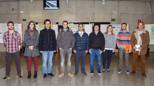 Éstos son los mejores estudiantes de la UPNA resumiendo sus trabajos sobre energías renovables en pósters