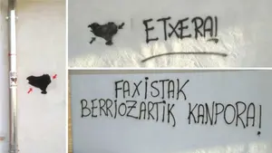 Más pintadas proetarras: UPN de Berriozar denuncia la existencia de proclamas a favor de ETA en el centro juvenil