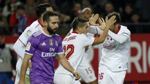 El Sevilla le da la vuelta al marcador contra el Madrid, dinamita LaLiga y cierra el récord de Zidane