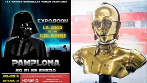 El universo de Star Wars se instala este fin de Semana en Pamplona con la exposición 'La Saga de las Galaxias' 