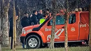 Las labores del equipo de rescate tras hallar el cuerpo de Blanca Esther en el río Arga