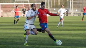 Resumen de la jornada 22 de liga para los equipos navarros en Segunda B