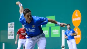 Olaizola II y Untoria cierran la décima jornada sumando su quinto punto en el frontón Bizkaia de Bilbao