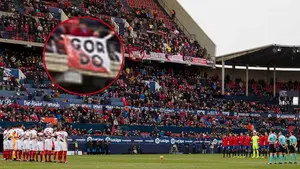 No al machismo en El Sadar: Navarra pide, a raíz de la pancarta de 'El Prenda', que se mida la violencia en los campos 