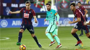 El Barcelona resuelve con una goleada el partido ante el Eibar con otra actuación estelar de Messi