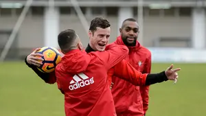 Los nervios estallan durante el entrenamiento de Osasuna: la enganchada entre Riera con David García