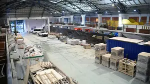 Una visita en imágenes: así se encuentran las obras del proyecto de Asirón para la antigua estación de autobuses de Pamplona