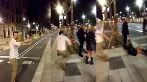 La brutal patada a una joven en Barcelona para grabar un v&iacute;deo podr&iacute;a terminar con el agresor entre rejas