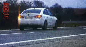 El vecino de Murchante que no escarmienta: pillado de nuevo por conducir a 203 km/h y dar positivo en cannabis