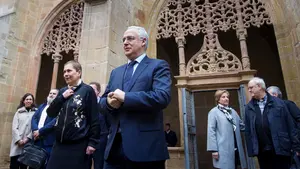 Uxue Barkos sale de Navarra y no es para ir al Pa&iacute;s Vasco: analiza en N&aacute;jera el futuro del monasterio de Santa Mar&iacute;a la Real