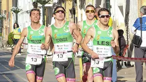 El Saltoki Trikideak se alza con la victoria en la contrarreloj por equipos del campeonato de Aragón