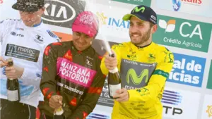 Carlos Barbero ha conseguido su novena victoria como profesional al ganar la Vuelta al Alentejo en Portugal