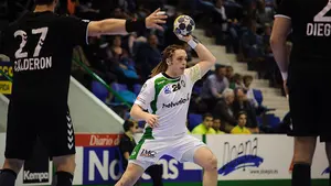 Foto a foto: la victoria del Helvetia Anaitasuna ante los cántabros del Sinfín en Pamplona