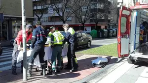 Cuatro personas resultan heridas tras registrarse varios atropellos en las calles de Pamplona