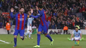 El Barcelona arrolla al Celta en el Camp Nou y prepara la remontada europea del mi&eacute;rcoles ante el PSG