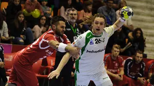 El Helvetia Anaitasuna logra un triunfo histórico ante el Melsungen alemán, el segundo dentro de la Copa EHF