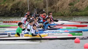 El Piragüismo Pamplona consigue dos medallas de oro y tres platas en el campeonato de Euskadi de invierno
