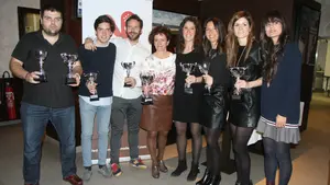 El pádel navarro homenajea a Cristina Torrens y a Jon Sanz como mejores jugadores de la temporada 2016