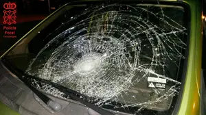 Herido muy grave en Olite un vecino de 78 años que fue atropellado cuando irrumpió en la carretera de forma inadecuada