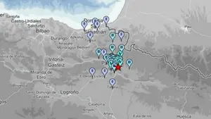 Las 50 localidades navarras donde se ha sentido el terremoto de Pamplona, con mayor intensidad en Berrioplano