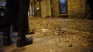 Petardos 'teledirigidos': los comerciantes encontraron carcasas con el nombre de su local tras los disturbios en Pamplona