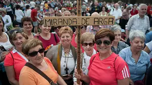 Ambiente festivo y religioso en la segunda Javierada de 2017: así se ha vivido la misa y el Viacrucis