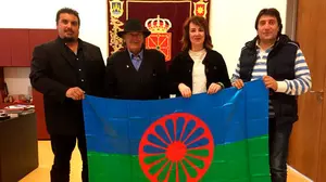 Los gitanos navarros piden en el Parlamento que su bandera sea reconocida de manera oficial como símbolo del pueblo calé