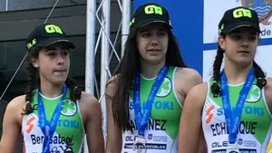 El Saltoki trikideak se ha proclamado subcampéon de España escolar femenino de relevos por equipos