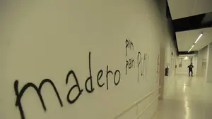 Un grupo encapuchados arroja pintura, excrementos y orines en la Facultad de Letras de la Universidad