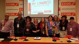 Pilar García, elegida por unanimidad secretaria general de Enseñanza de CCOO Navarra