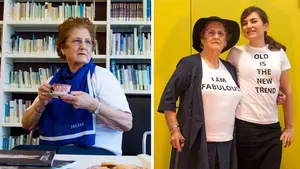 Una navarra crea una colección de ropa para volver a hacer feliz a su abuela tras sufrir un ictus