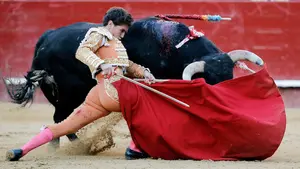 Gines Marín abre la puerta grande de Valencia con dos orejas en una descafeinada tarde de los Domecq