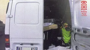 Pillan en Olite a un grupo de ladrones que huía desde Francia con una furgoneta robada