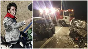 El rejoneador de Noáin Roberto Armendáriz se recupera de un aparatoso accidente de tráfico sufrido en Rincón de Soto