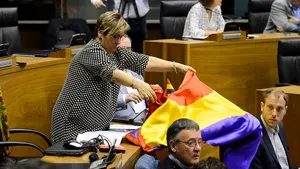 La justicia condena al Parlamento de Navarra a pagar los gastos ocasionados por intentar colocar la bandera republicana