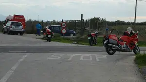 Un conductor borracho hiere gravemente a un motorista de Ablitas tras una colisión en un 'stop'