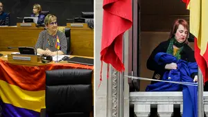 Empieza el show de las banderas: Izquierda Unida pide al cuatripartito colgar el estandarte republicano en el Parlamento