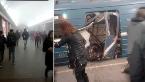 Al menos 11 fallecidos y 20 heridos en una explosión en el metro de San Petersburgo