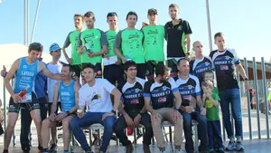 El equipo Saltoki Trikideak consigue el doblete en el campeonato navarro de crono por equipos en Egüés
