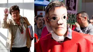 Beaumont se ríe de las protestas policiales contra su ley: "Me llevé a casa una careta de recuerdo"