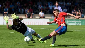 El delantero Álex Sánchez se despide del Tudelano para jugar en el fútbol australiano en 2018