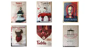 Estos son los 6 carteles finalistas para anunciar las fiestas de Santa Ana en las calles de Tudela 