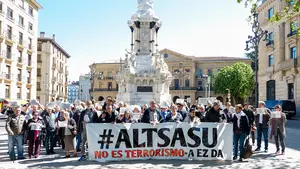 Los familiares de los detenidos por la agresión de Alsasua vuelven a pedir en Pamplona el fin de esta "injusticia"