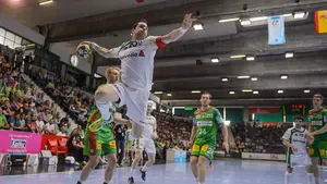 El Helvetia Anaitasuna sufre una dura derrota ante el Magdeburgo en el partido de ida de los cuartos de final de la EHF