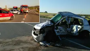 Fallece la conductora de un turismo tras chocar contra un camión en una carretera entre Allo y Estella