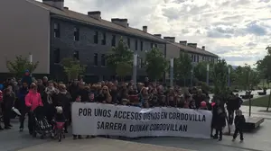 Los vecinos de Cordovilla, hartos de las largas del Ayuntamiento y del Gobierno: piden que se mejoren los accesos